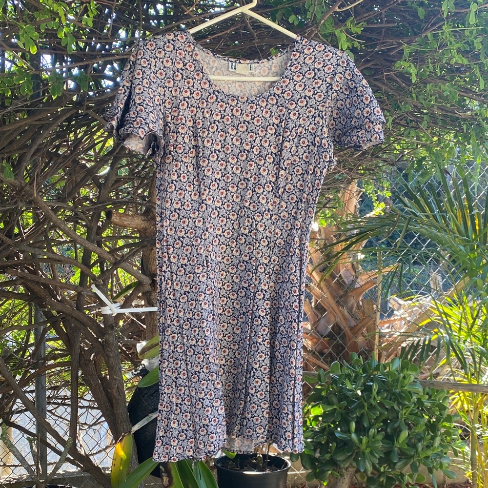 Vintage Rampage Floral Short Sleeve Dress